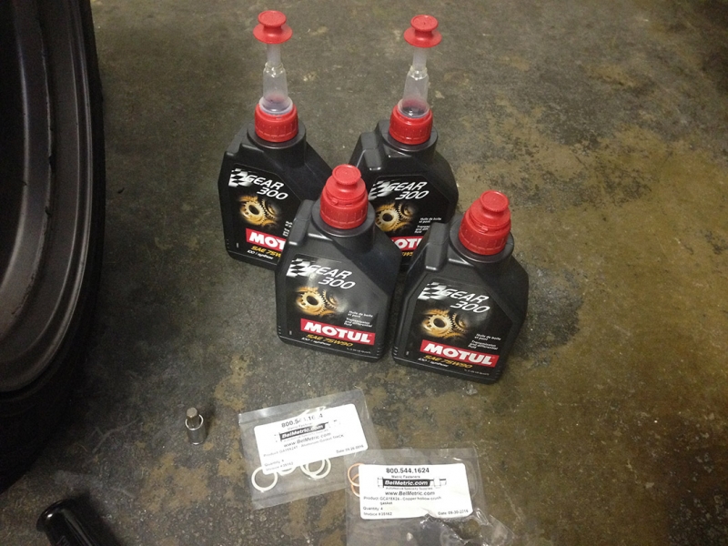 86 / BRZ / FRS Differential Oil and Transmission Oil, Washers, and